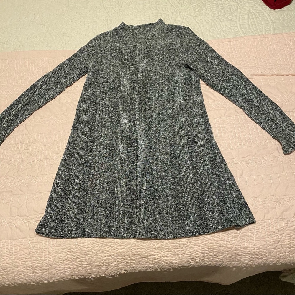 MOSSIMO mock neck long sleeve sweater swing dress